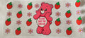 Pink scare Bear Please Shit The Fuck Up Cup Decal