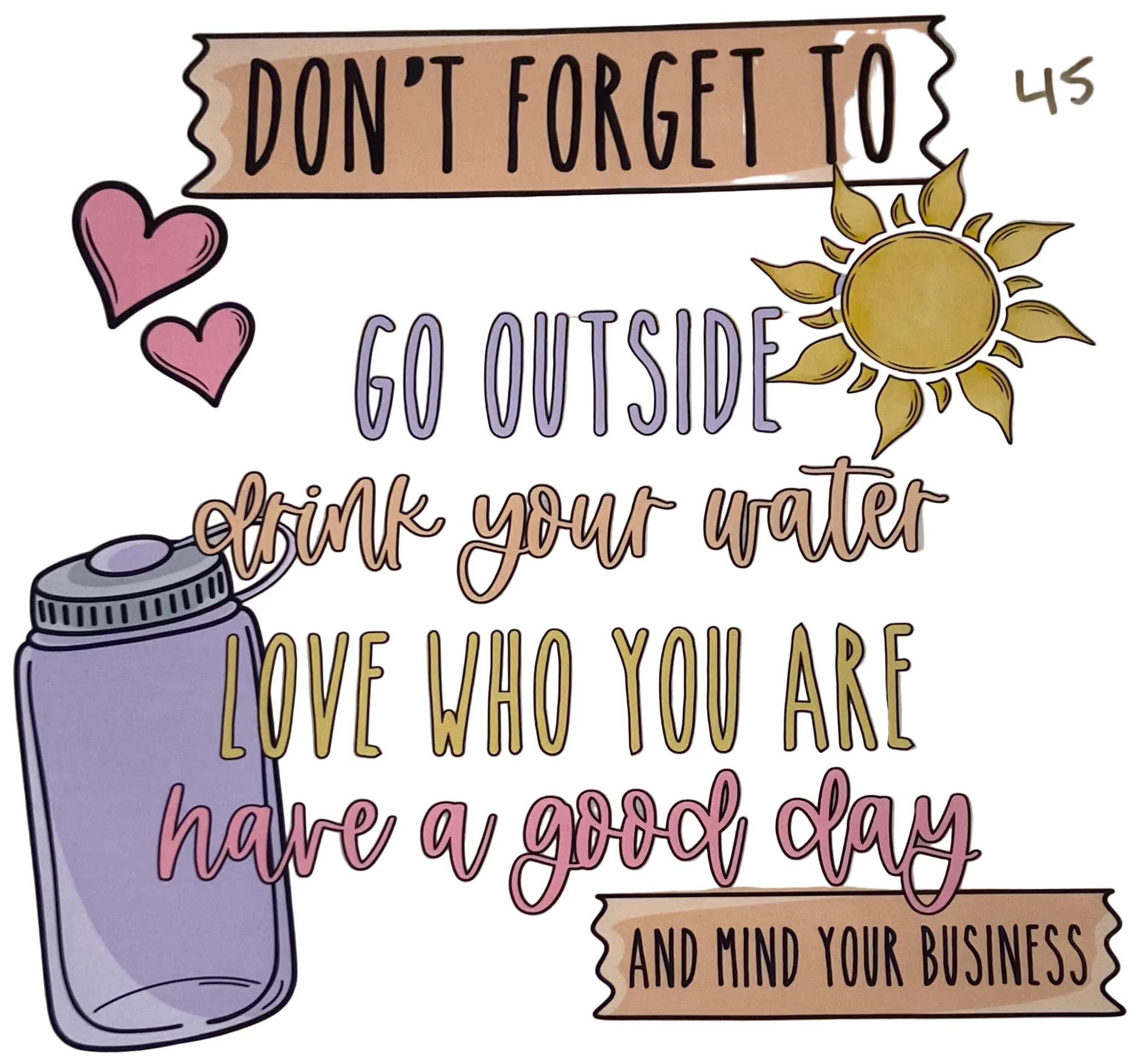 Don’t Forget To…