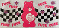 Pink Care Bear Fresh Out Of Fucks Cup Decal