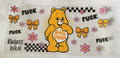 Yellow Care Bear Bitch Please Cup Decal