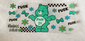 Green Care Bear Fuck It Cup Decal