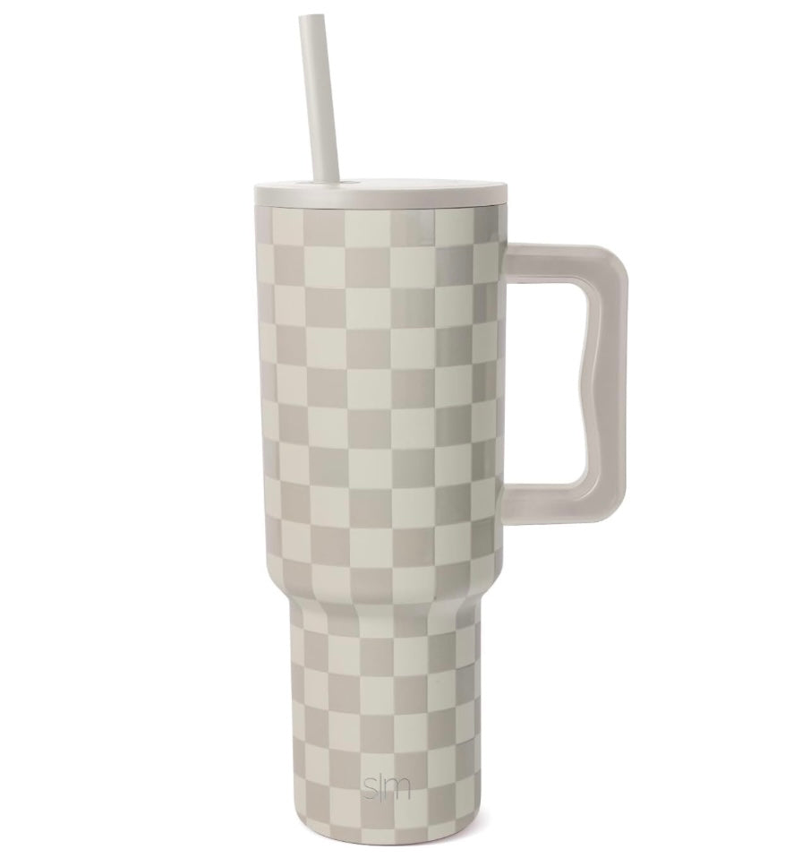 Simple Modern Trek Tumbler 40 oz Checkmate