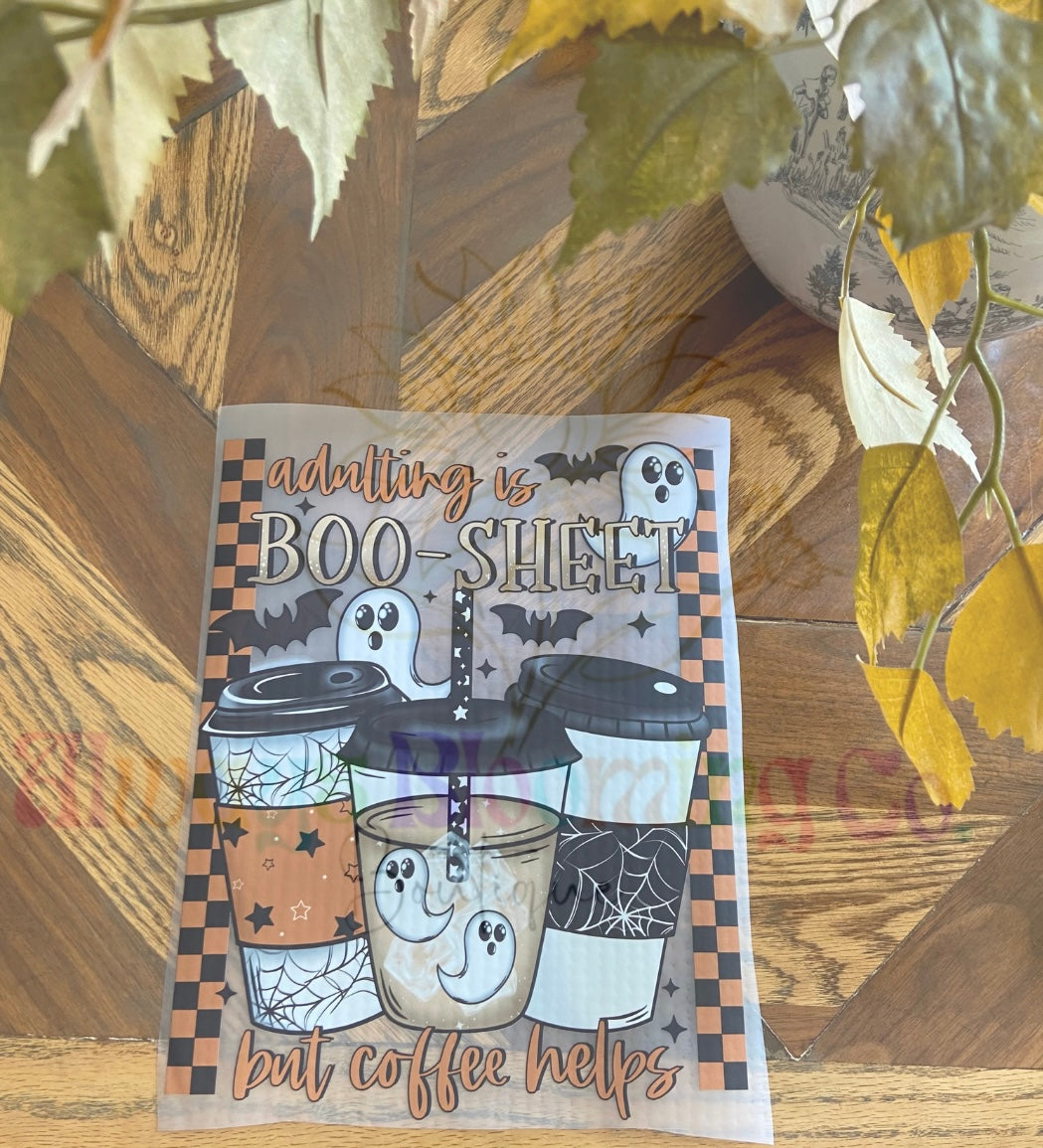 Adulting Is Boo-Sheet