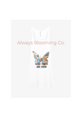 Bella+Canvas Good Things Are Ahead Pre-Printed Women’s Racerback Tank