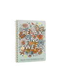 Relax & Swear Adult Spiral Bound Coloring Book