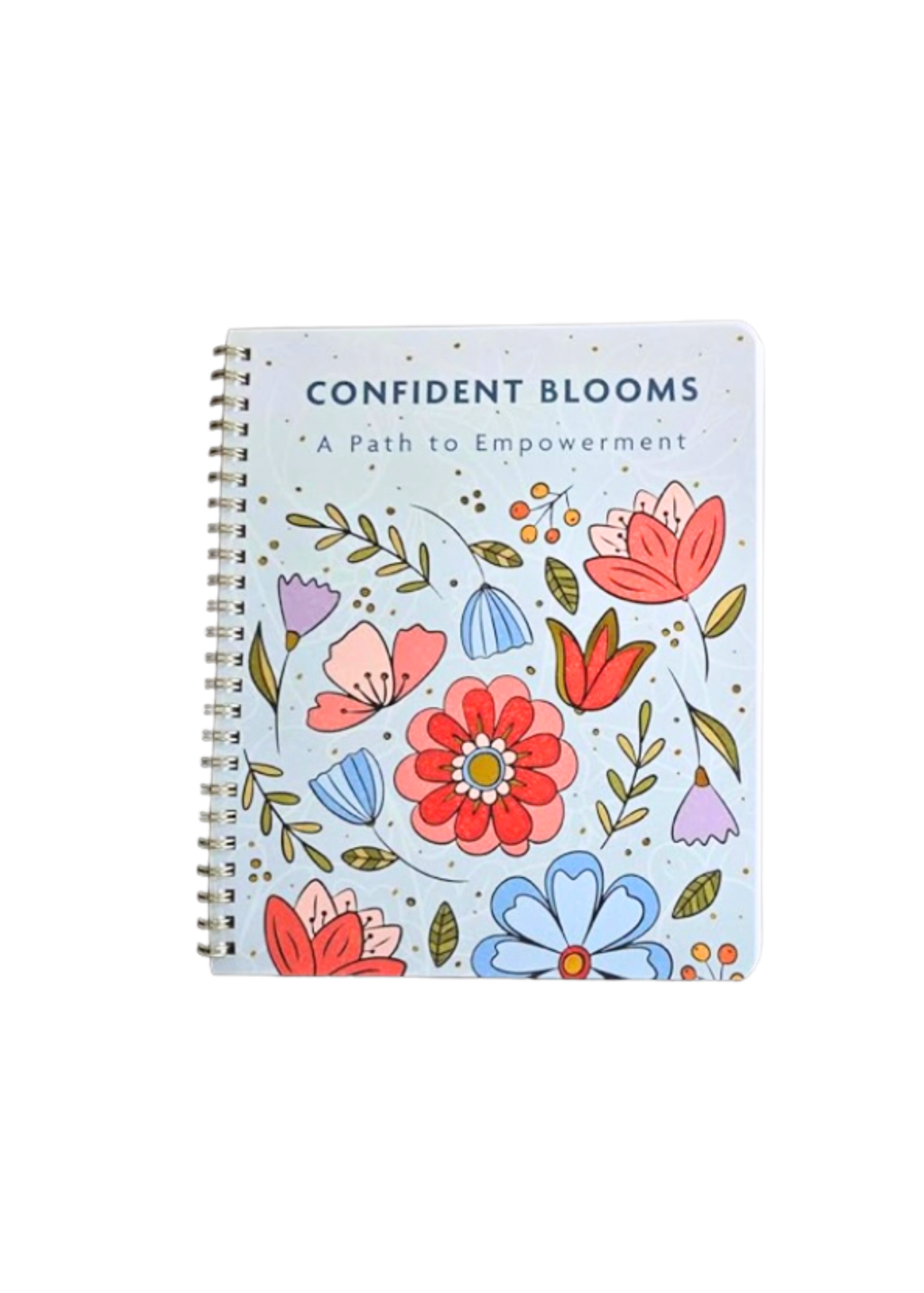 Confident Blooms Adult Spiral Bound Coloring Book