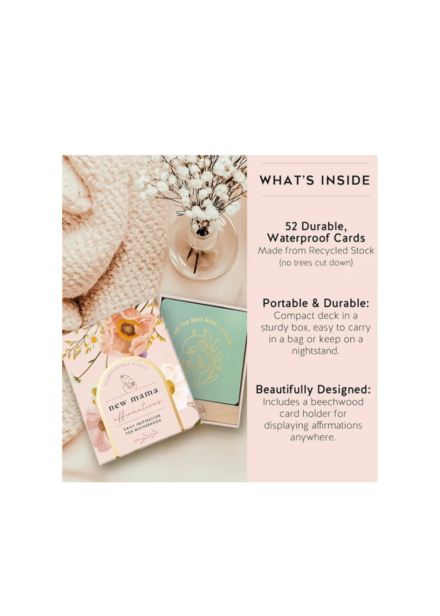 New Mama Affirmation Cards 52 Pack