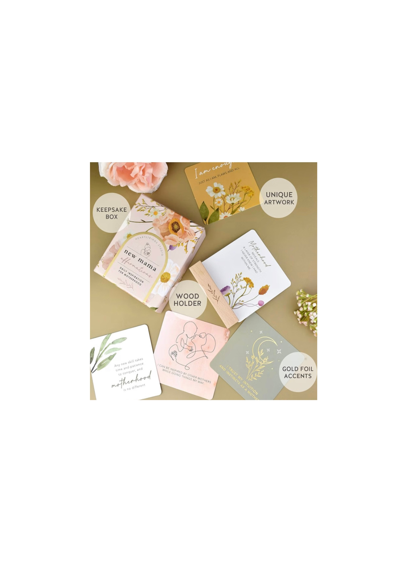 New Mama Affirmation Cards 52 Pack