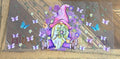 Gnome Flowers & Butterflies Cup Decal