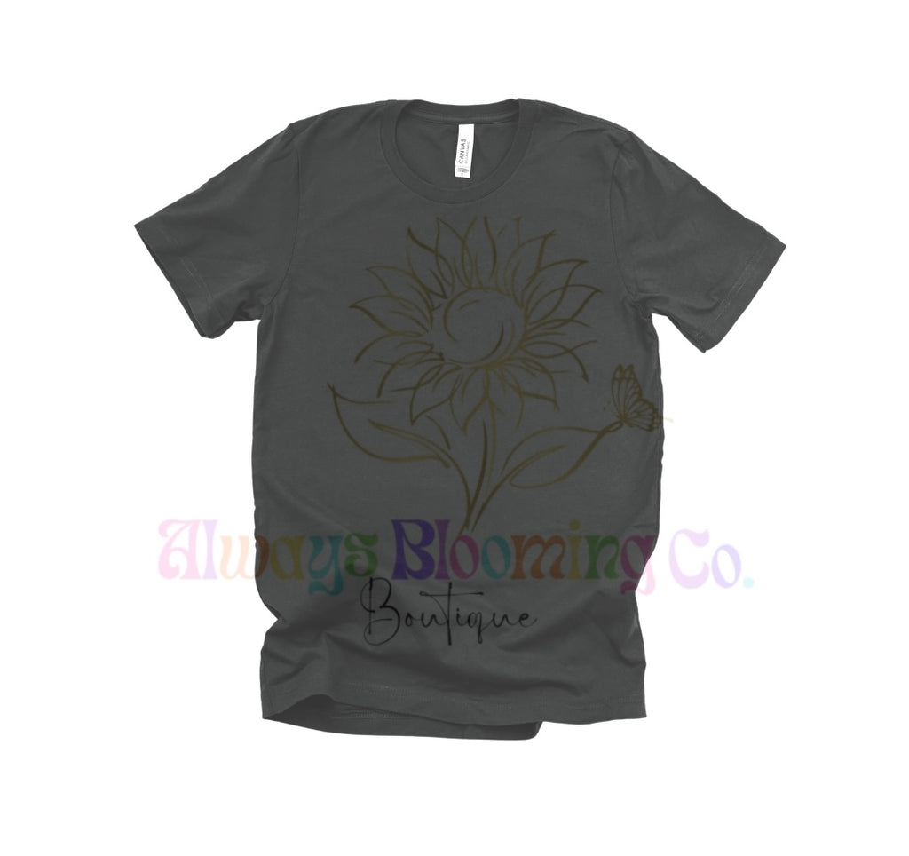 Bella+Canvas Black Tee