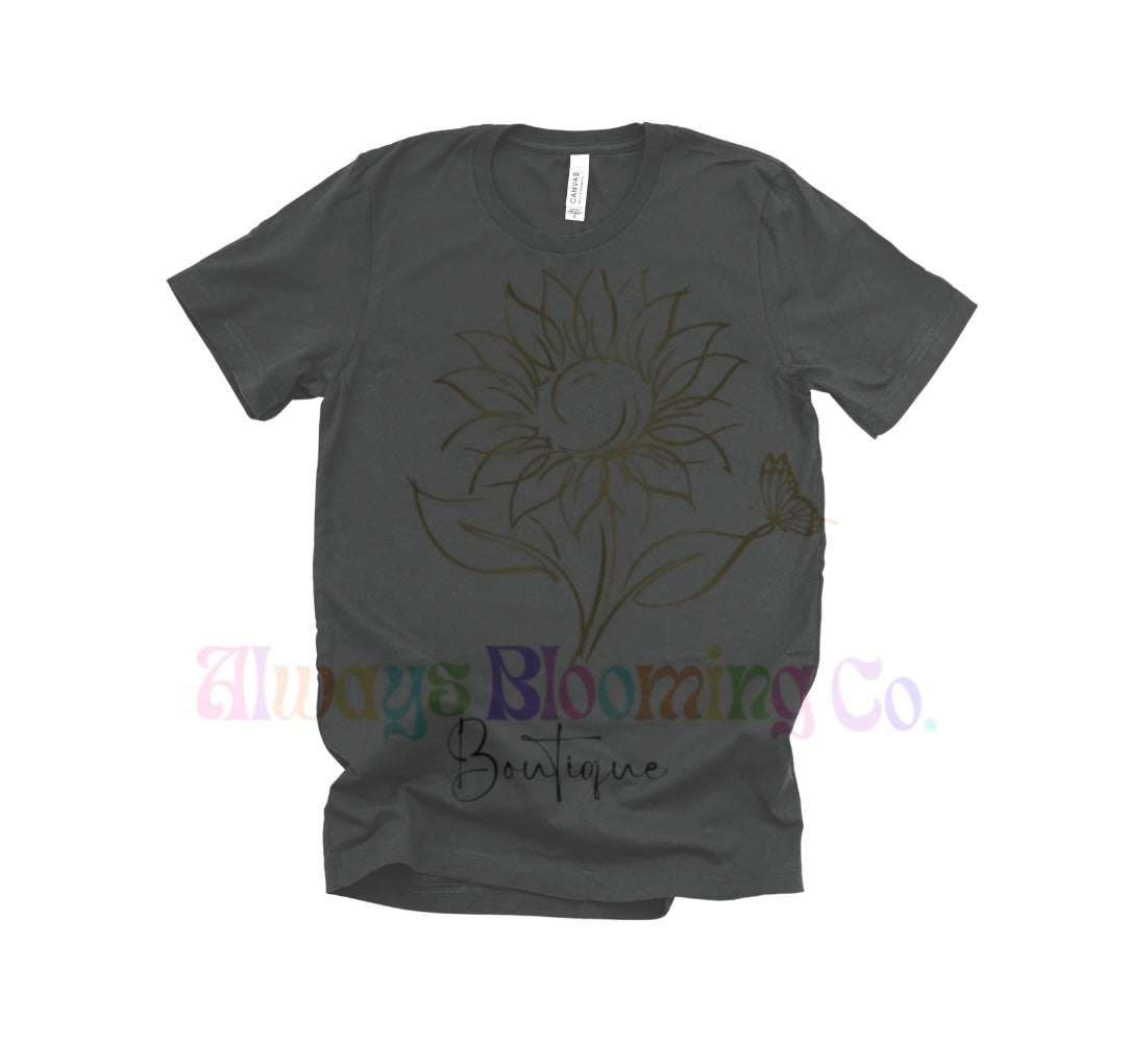 Bella+Canvas Black Tee