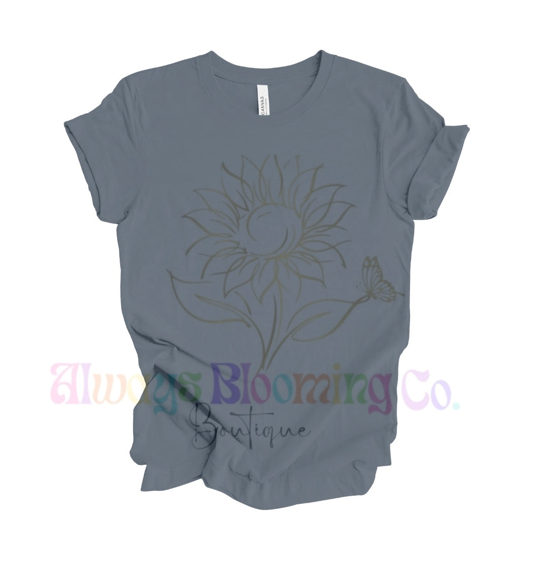 Bella+Canvas Vintage Navy Tee