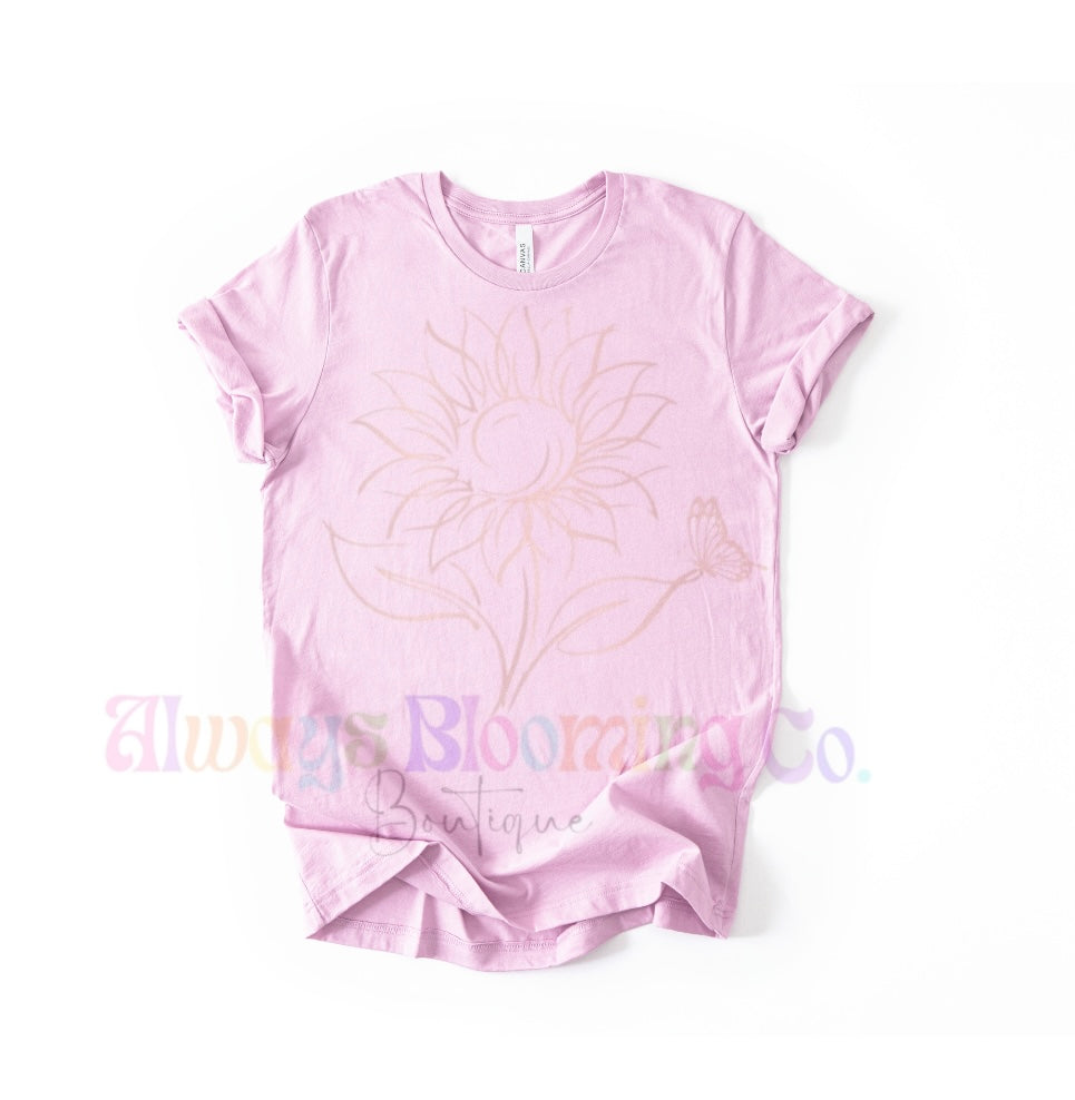 Bella+Canvas Lilac Tee