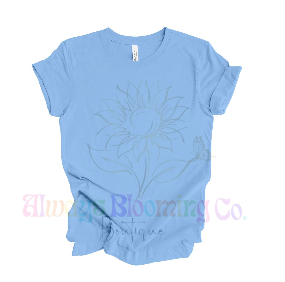 Bella+Canvas Carolina Blue Tee