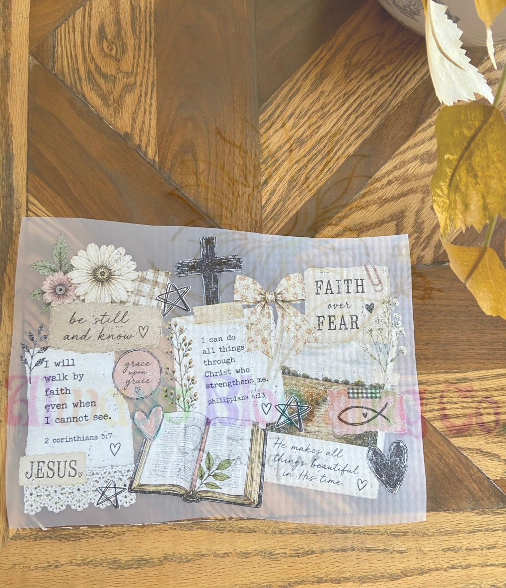 Faith Over Fear Collage