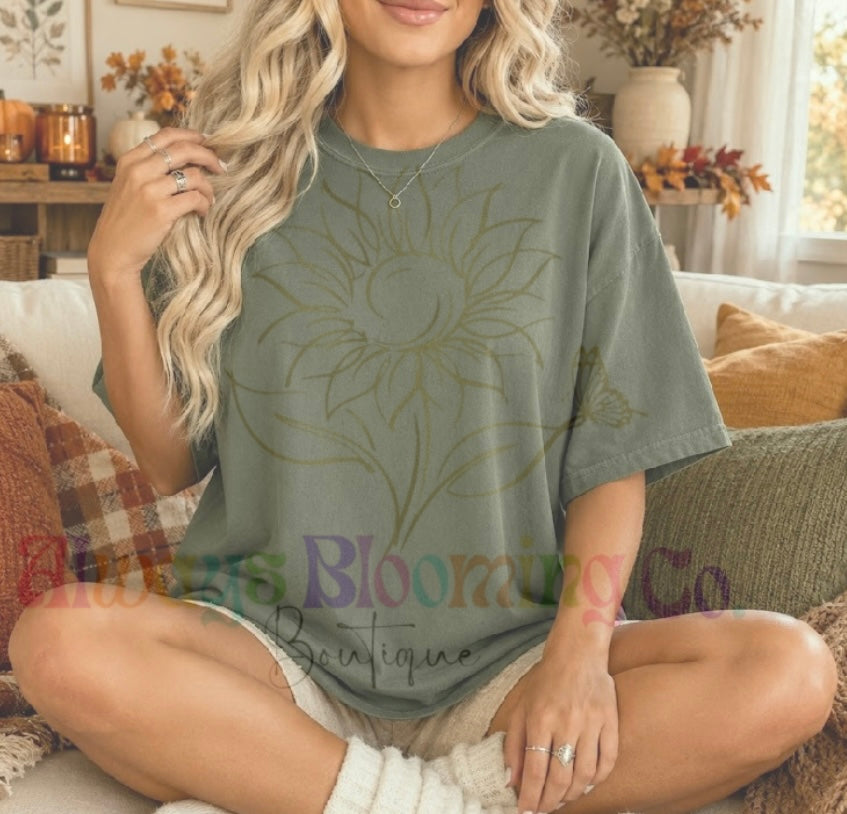 Comfort Colors Sage Tee