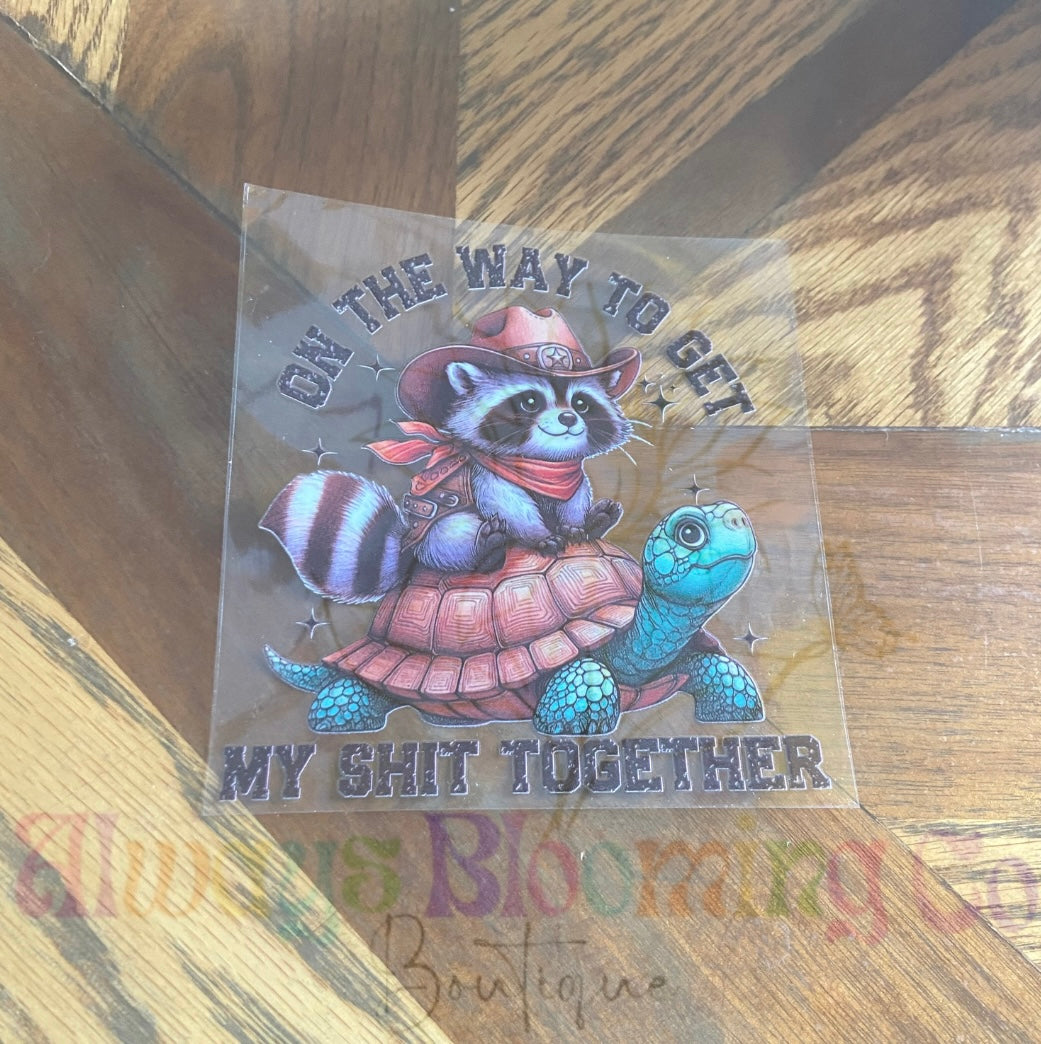 On My Way Cup Decal