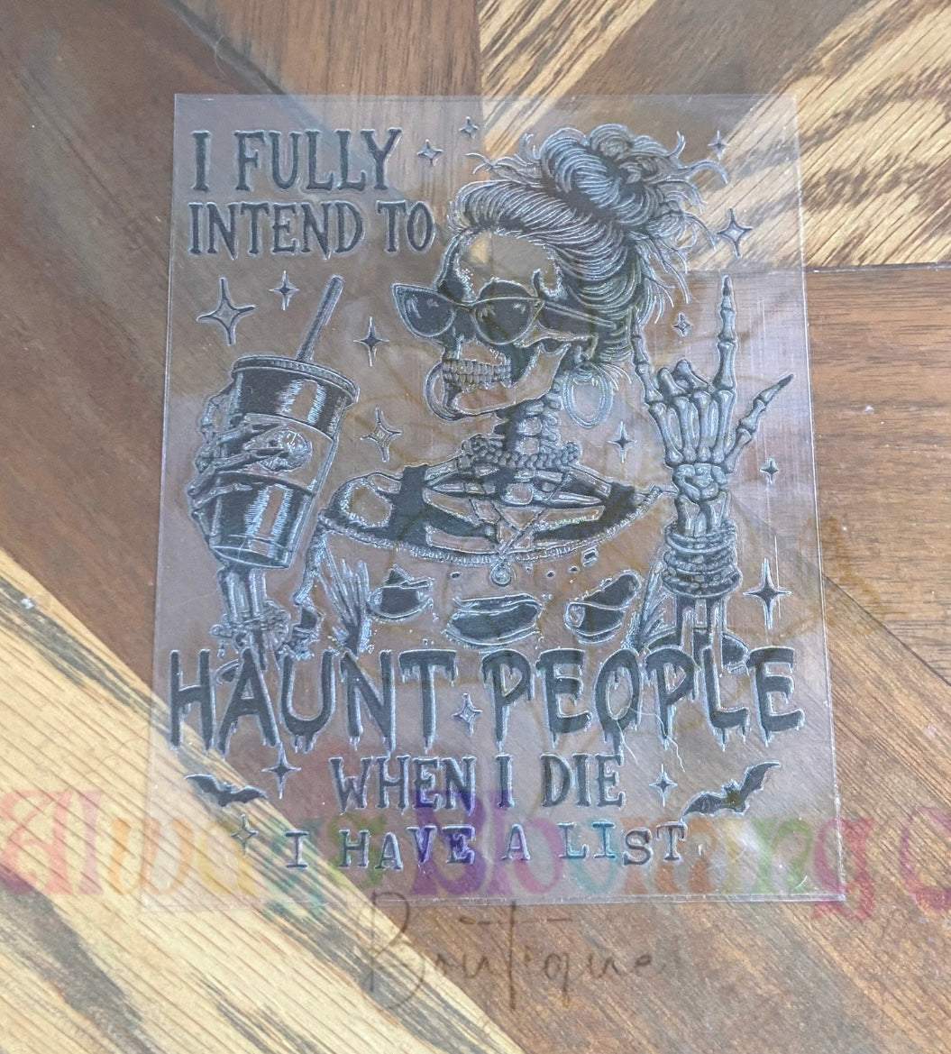 I Fully Intend Cup Decal