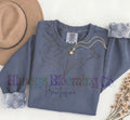 Comfort Colors Navy Crewneck Sweatshirt