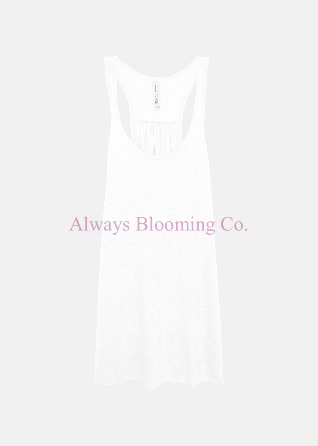 Bella+Canvas Women's White Racerback Tank