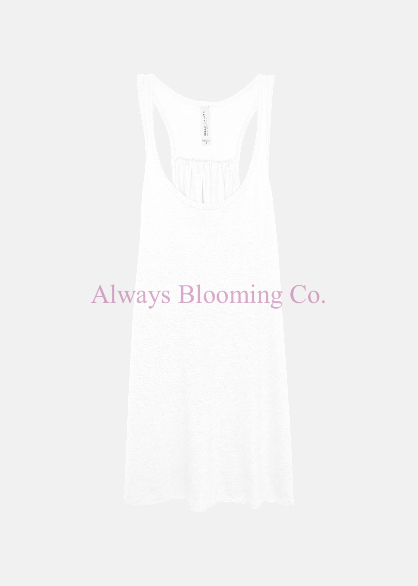 Bella+Canvas Women's White Racerback Tank